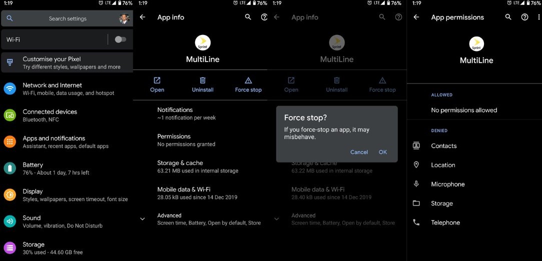 Force stop aplikasi bloatware (AndroidInfoTech)