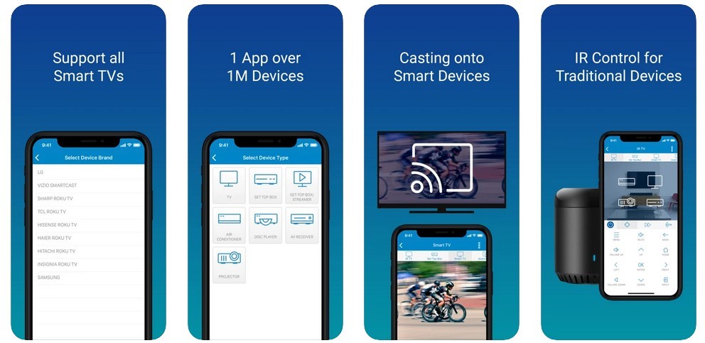 Aplikasi SURE Universal Smart TV Remote (App Store_