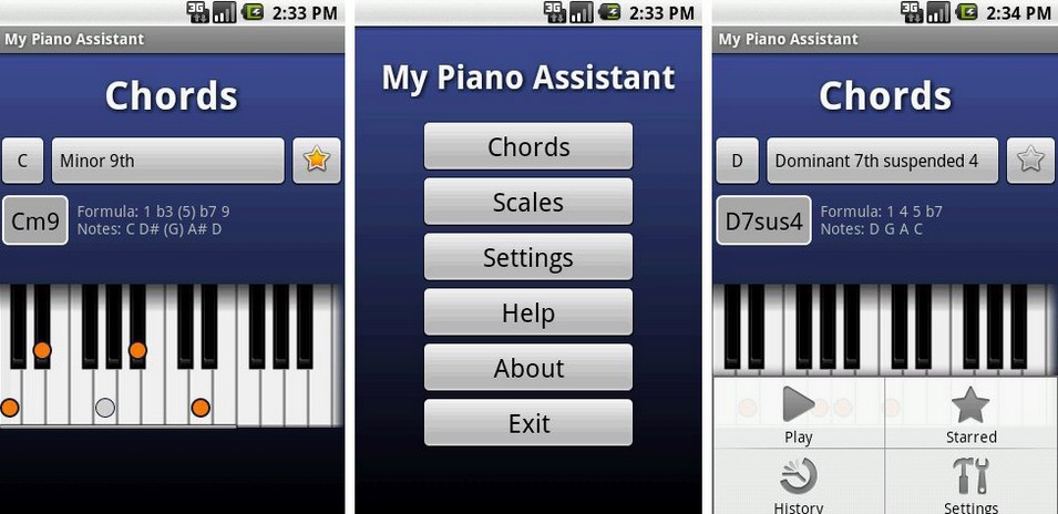 Aplikasi My Piano Assistant (Play Store)