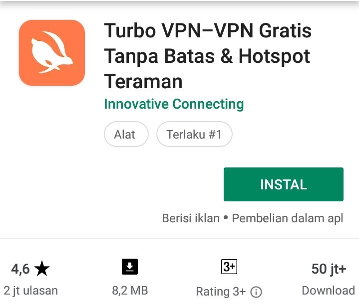 Turbo VPN (Dok.Istimewa)