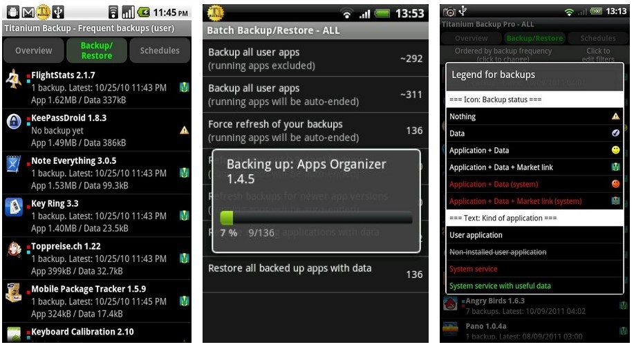 Aplikasi Titanium Backup (Play Store)
