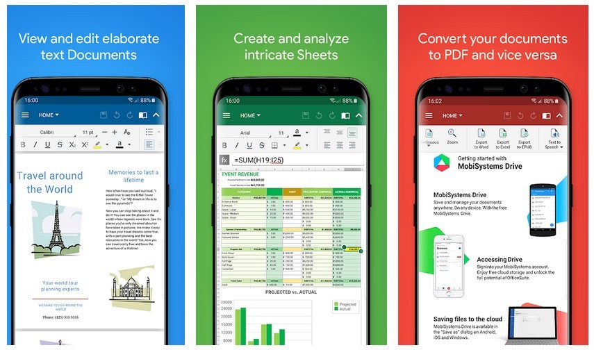 Aplikasi OfficeSuite – Office, PDF, Word, Excel, PowerPoint (Play Store)