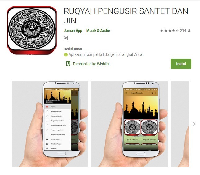 Aplikasi Ruqyah Pengusir Santet dan Jin (play.google.com)