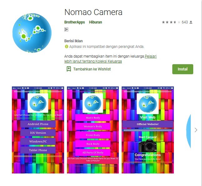 Nomao Camera Xray App (play.google.com)