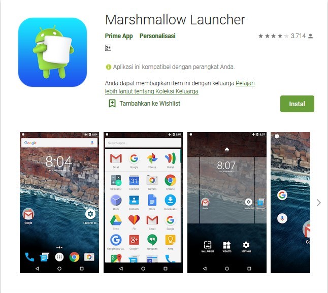Marshmallow Launcher (play.google.com)