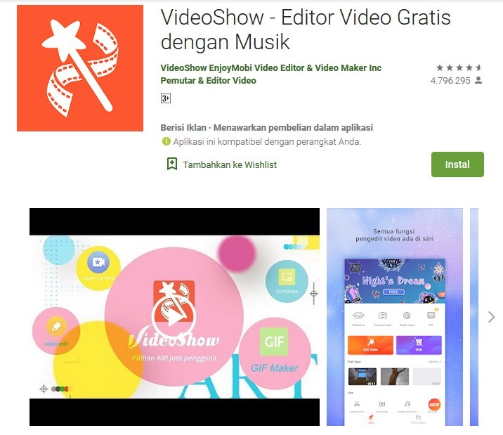 VideoShow – Editor Video Gratis dengan Musik (play.google.com)