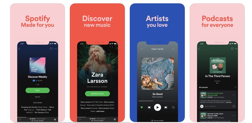 Spotify untuk iPhone (apps.apple.com)