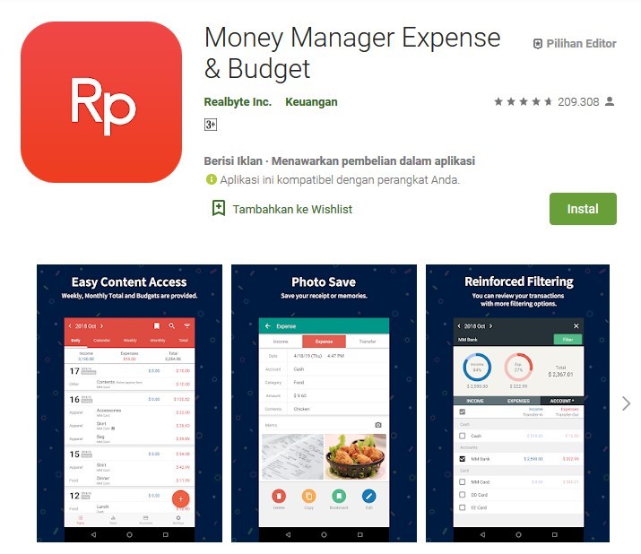 Aplikasi Money Manager (play.google.com)