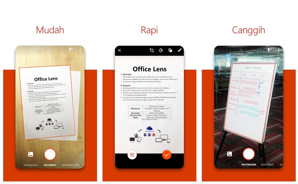 Aplikasi Microsoft Office Lens (Play Store)