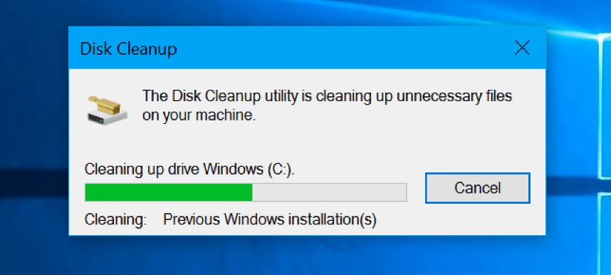 disk cleanup (howtogeek)