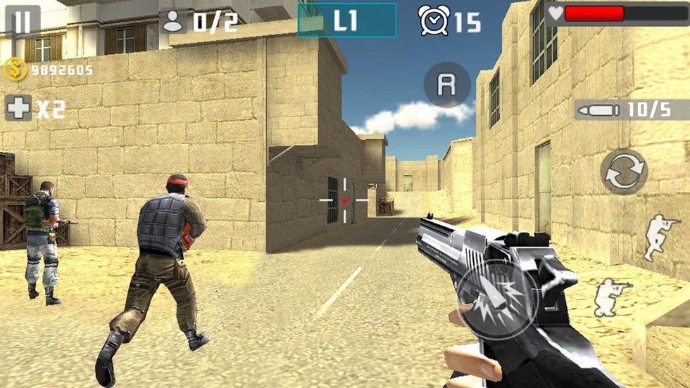 Aplikasi Gun Shot Fire War (Google Play)