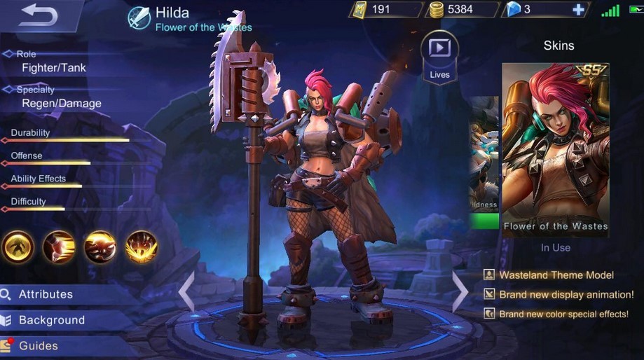 Hilda Mobile Legend (Blogspot)