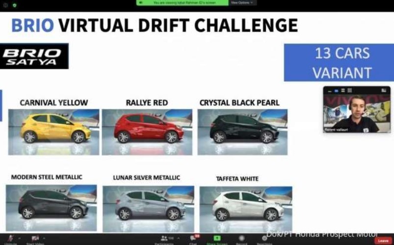 Brio Virtual Drift Challenge (Dok PT Honda Prospect Motor)