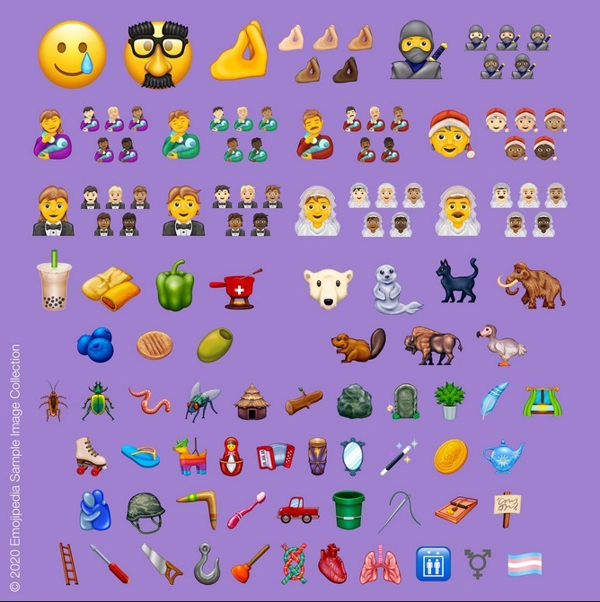 List emoji terbaru (Emojipedia)