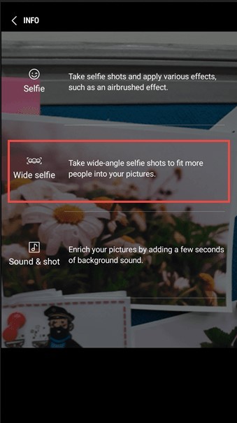 Wide Selfie Samsung Galaxy J7 Pro (guidingtech.com)