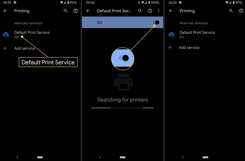 Cara mengaktifkan Default Printing Services Android (lifewire.com)