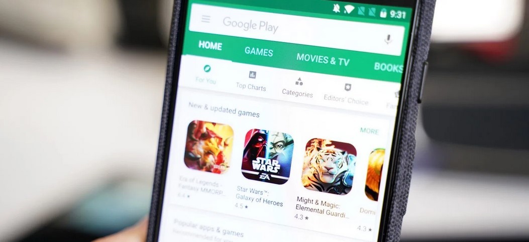 Aplikasi Play Store di HP Android (9to5google)